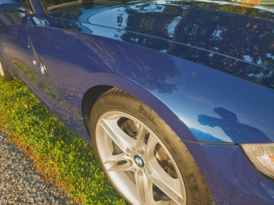2007 BMW Z4 M Coupe in Interlagos Blue Metallic over Black Nappa