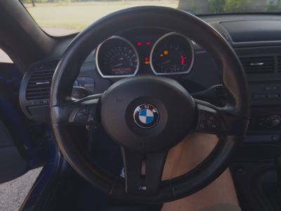 2007 BMW Z4 M Coupe in Interlagos Blue Metallic over Black Nappa