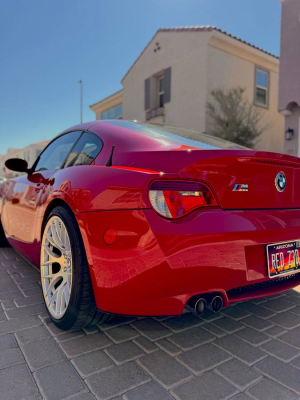 2007 BMW Z4 M Coupe in Imola Red 2 over Black Nappa
