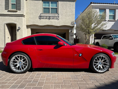 2007 BMW Z4 M Coupe in Imola Red 2 over Black Nappa