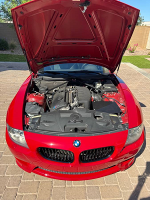 2007 BMW Z4 M Coupe in Imola Red 2 over Black Nappa