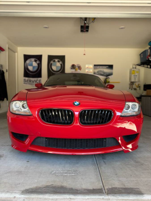 2007 BMW Z4 M Coupe in Imola Red 2 over Black Nappa