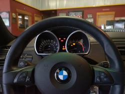 2007 BMW Z4 M Coupe in Titanium Silver Metallic over Black Nappa