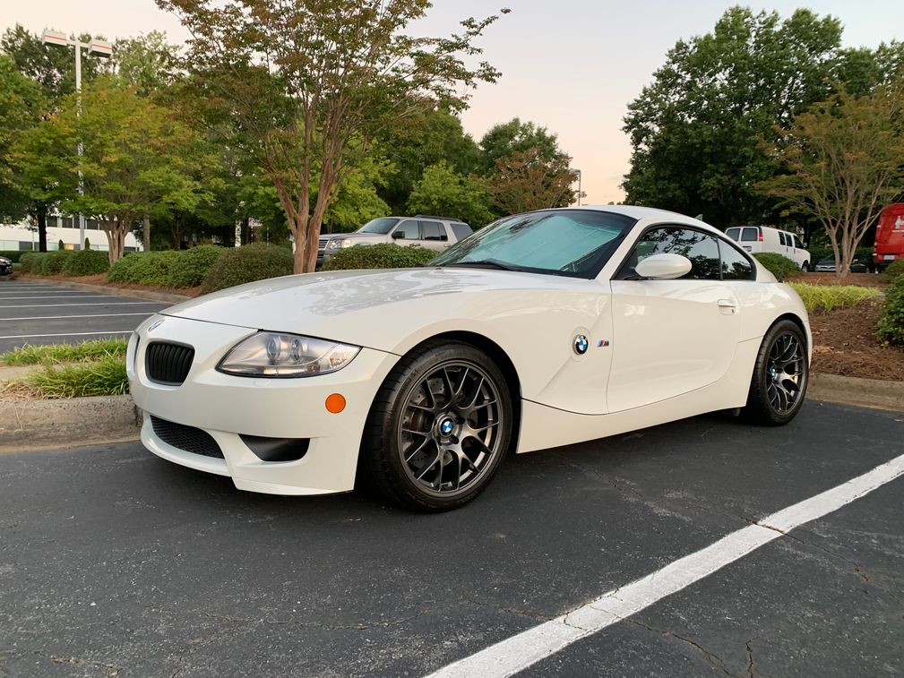 2007 BMW Z4 M Coupe in Alpine White III over Light Sepang Bronze Extended Nappa