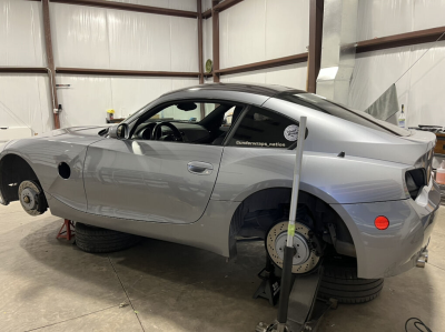 2007 BMW Z4 M Coupe in Silver Gray Metallic over Black Nappa