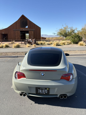 2007 BMW Z4 M Coupe in Silver Gray Metallic over Black Nappa