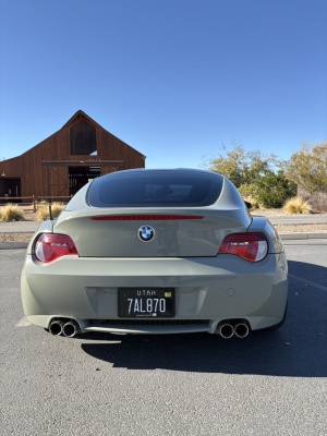 2007 BMW Z4 M Coupe in Silver Gray Metallic over Black Nappa