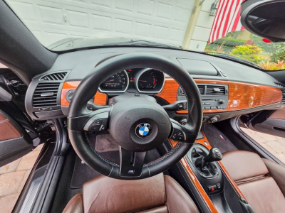 2007 BMW Z4 M Coupe in Black Sapphire Metallic over Dark Sepang Brown Nappa