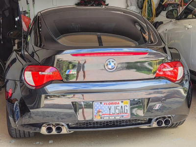 2007 BMW Z4 M Coupe in Black Sapphire Metallic over Dark Sepang Brown Nappa