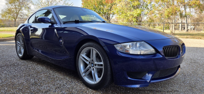 2007 BMW Z4 M Coupe in Interlagos Blue Metallic over Light Sepang Bronze Nappa