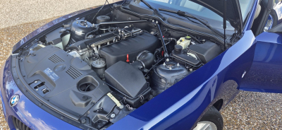 2007 BMW Z4 M Coupe in Interlagos Blue Metallic over Light Sepang Bronze Nappa