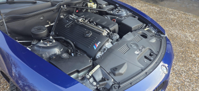 2007 BMW Z4 M Coupe in Interlagos Blue Metallic over Light Sepang Bronze Nappa