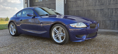 2007 BMW Z4 M Coupe in Interlagos Blue Metallic over Light Sepang Bronze Nappa