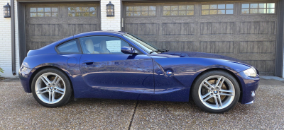 2007 BMW Z4 M Coupe in Interlagos Blue Metallic over Light Sepang Bronze Nappa