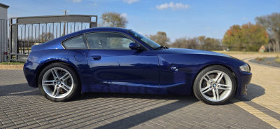 2007 BMW Z4 M Coupe in Interlagos Blue Metallic over Light Sepang Bronze Nappa