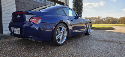 2007 BMW Z4 M Coupe in Interlagos Blue Metallic over Light Sepang Bronze Nappa