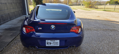 2007 BMW Z4 M Coupe in Interlagos Blue Metallic over Light Sepang Bronze Nappa