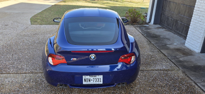 2007 BMW Z4 M Coupe in Interlagos Blue Metallic over Light Sepang Bronze Nappa
