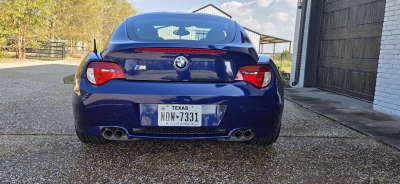 2007 BMW Z4 M Coupe in Interlagos Blue Metallic over Light Sepang Bronze Nappa