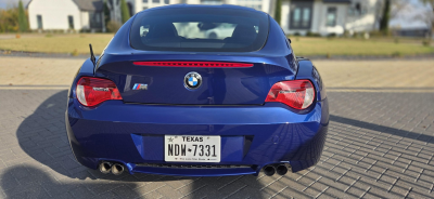 2007 BMW Z4 M Coupe in Interlagos Blue Metallic over Light Sepang Bronze Nappa