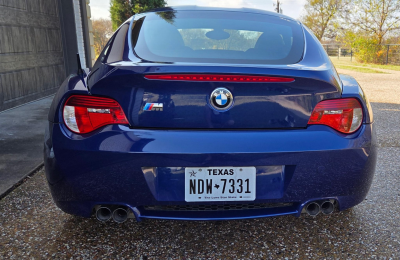 2007 BMW Z4 M Coupe in Interlagos Blue Metallic over Light Sepang Bronze Nappa