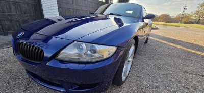 2007 BMW Z4 M Coupe in Interlagos Blue Metallic over Light Sepang Bronze Nappa