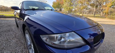 2007 BMW Z4 M Coupe in Interlagos Blue Metallic over Light Sepang Bronze Nappa