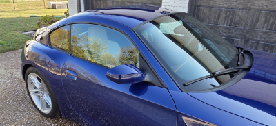 2007 BMW Z4 M Coupe in Interlagos Blue Metallic over Light Sepang Bronze Nappa