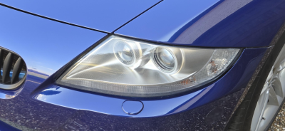 2007 BMW Z4 M Coupe in Interlagos Blue Metallic over Light Sepang Bronze Nappa