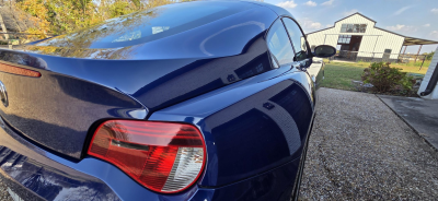 2007 BMW Z4 M Coupe in Interlagos Blue Metallic over Light Sepang Bronze Nappa