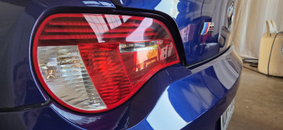 2007 BMW Z4 M Coupe in Interlagos Blue Metallic over Light Sepang Bronze Nappa