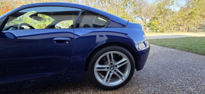 2007 BMW Z4 M Coupe in Interlagos Blue Metallic over Light Sepang Bronze Nappa