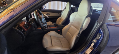 2007 BMW Z4 M Coupe in Interlagos Blue Metallic over Light Sepang Bronze Nappa