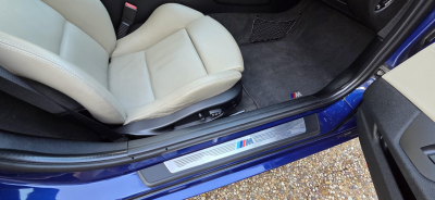 2007 BMW Z4 M Coupe in Interlagos Blue Metallic over Light Sepang Bronze Nappa