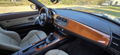 2007 BMW Z4 M Coupe in Interlagos Blue Metallic over Light Sepang Bronze Nappa
