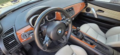 2007 BMW Z4 M Coupe in Interlagos Blue Metallic over Light Sepang Bronze Nappa