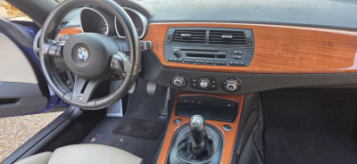 2007 BMW Z4 M Coupe in Interlagos Blue Metallic over Light Sepang Bronze Nappa