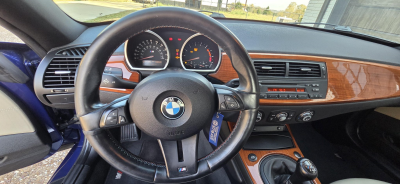 2007 BMW Z4 M Coupe in Interlagos Blue Metallic over Light Sepang Bronze Nappa