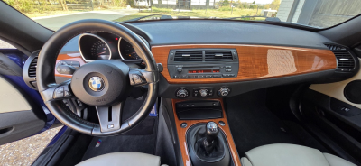 2007 BMW Z4 M Coupe in Interlagos Blue Metallic over Light Sepang Bronze Nappa