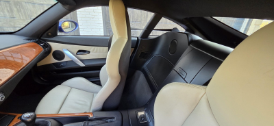 2007 BMW Z4 M Coupe in Interlagos Blue Metallic over Light Sepang Bronze Nappa