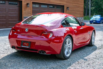 2007 BMW Z4 M Coupe in Imola Red 2 over Black Nappa