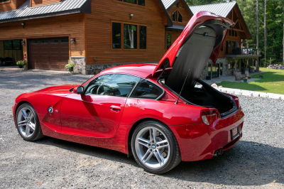 2007 BMW Z4 M Coupe in Imola Red 2 over Black Nappa