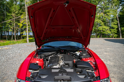 2007 BMW Z4 M Coupe in Imola Red 2 over Black Nappa