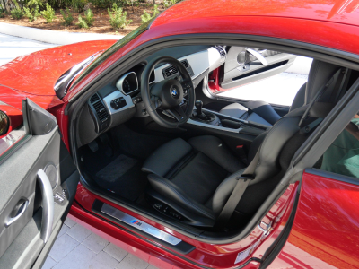 2007 BMW Z4 M Coupe in Imola Red 2 over Black Nappa