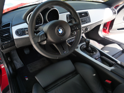 2007 BMW Z4 M Coupe in Imola Red 2 over Black Nappa