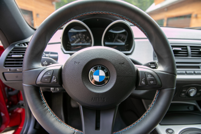 2007 BMW Z4 M Coupe in Imola Red 2 over Black Nappa