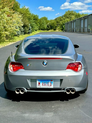 2007 BMW Z4 M Coupe in Silver Gray Metallic over Black Nappa