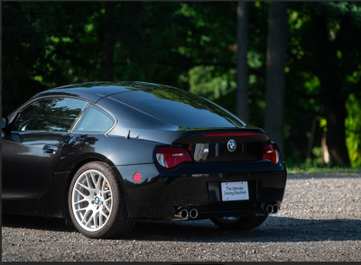 2007 BMW Z4 M Coupe in Black Sapphire Metallic over Black Nappa