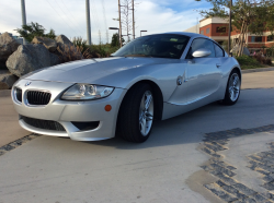 2007 BMW Z4 M Coupe in Titanium Silver Metallic over Black Nappa