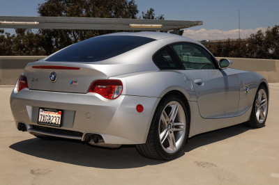 2007 BMW Z4 M Coupe in Titanium Silver Metallic over Black Nappa